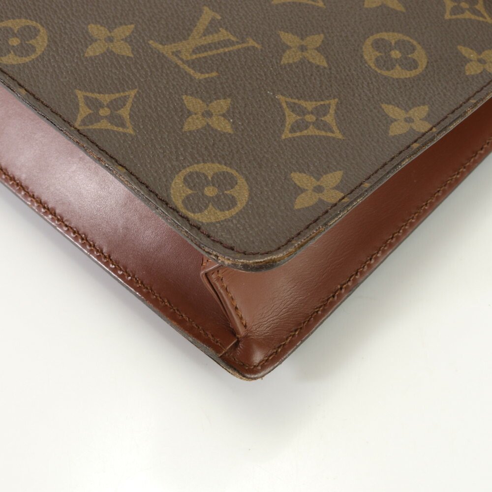 Louis Vuitton Monogram Porte Document Bandouliere M53338 Bag Shoulder Men's - Picture 9 of 16